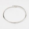 Picture of 14k White Gold & Diamond Bypass Bracelet