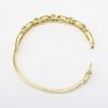 Picture of 14k Yellow Gold, Emerald, Opal and Diamond Bangle Bracelet 