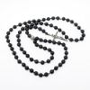 Picture of AXION Sterling Silver & Matte Black Onyx Men's Rosary Style Necklace