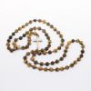 Picture of AXION Tiger's Eye & Sterling Silver Men's Rosary Style Necklace