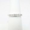 Picture of 14k White Gold & Channel Set Diamond Wedding Band