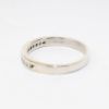 Picture of 14k White Gold & Channel Set Diamond Wedding Band