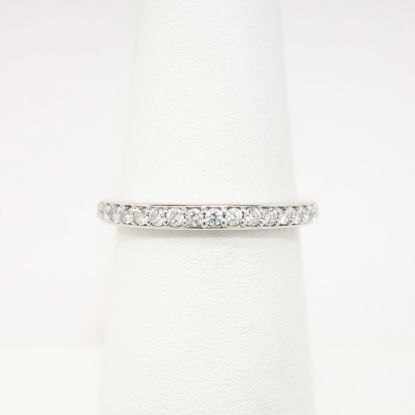 Picture of Delicate 14k White Gold & Diamond Wedding Band