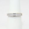 Picture of 14k White Gold & Channel Set Princess Cut Diamond Wedding Band