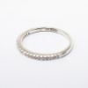 Picture of Classic 14k White Gold & Diamond Wedding Band