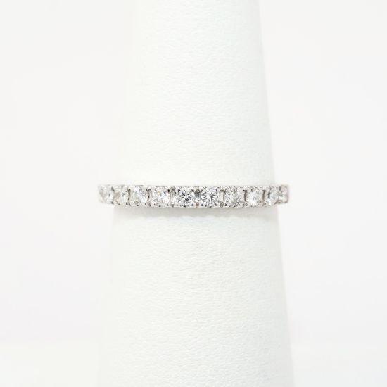 Picture of 14k White Gold & 0.25ct Diamond Wedding Band