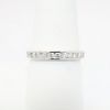 Picture of 14k White Gold & Channel Set Diamond Wedding Band