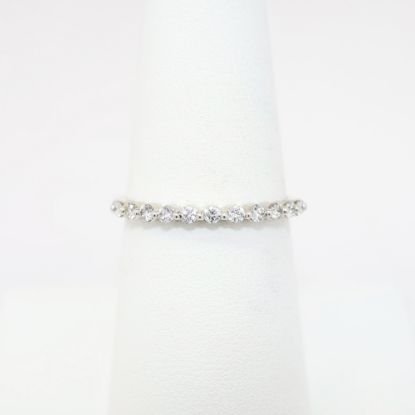 Picture of 14k White Gold & Diamond Wedding Band