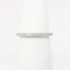 Picture of Delicate 14k White Gold & Diamond Wedding Band