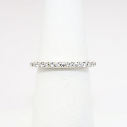 Picture of 14k White Gold & Diamond Wedding Band