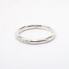 Picture of Delicate 14k White Gold & Diamond Wedding Band