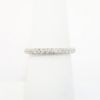 Picture of 14k White Gold & Pavé Set Diamond Wedding Band