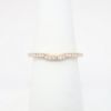 Picture of 14k Yellow Gold & Diamond Contoured Wedding Band