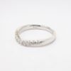 Picture of 14k White Gold & Diamond Contoured Wedding Band