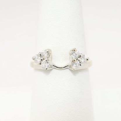 Picture of 14k White Gold & Diamond Wedding Ring Enhancer