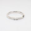 Picture of 18k White Gold & Diamond Lightly Contoured Wedding Band