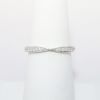 Picture of 18k White Gold & Diamond Lightly Contoured Wedding Band