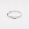 Picture of 18k White Gold & Diamond Lightly Contoured Wedding Band