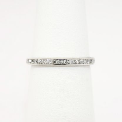 Picture of Platinum & Channel Set Diamond Wedding Band