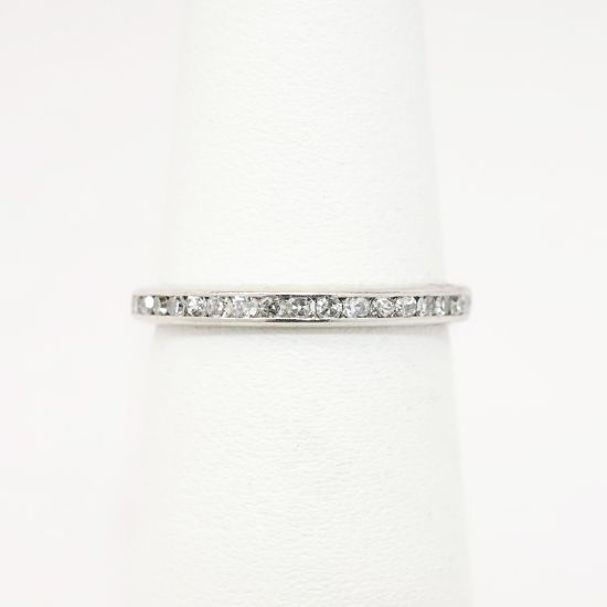 Picture of Platinum & Channel Set Diamond Wedding Band