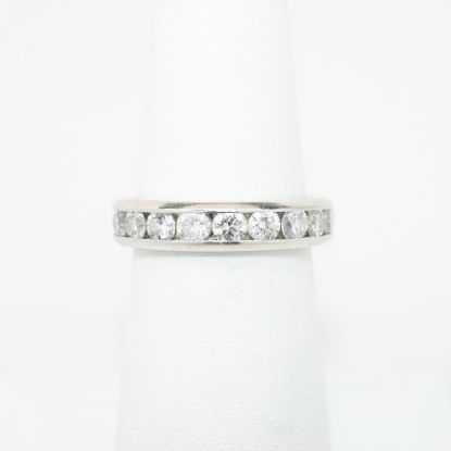 Picture of Platinum & Channel Set Diamond Wedding Band