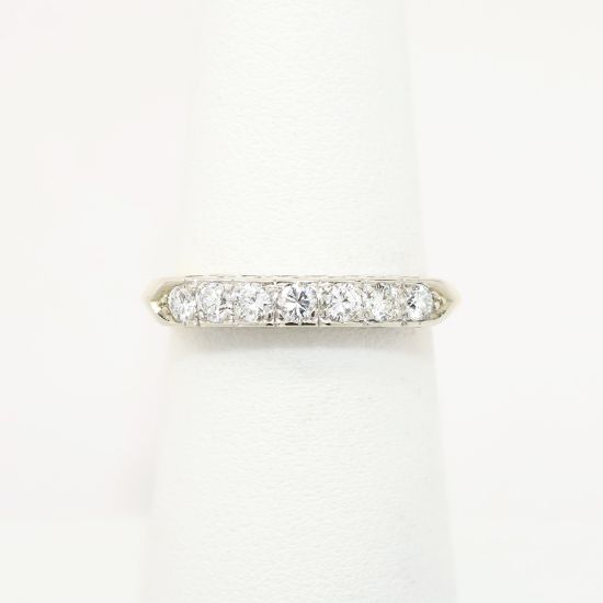 Picture of 14k Two-Tone Gold & Diamond Wedding Band