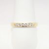 Picture of Modern 14k Yellow Gold & Channel Set Diamond Wedding Band