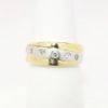 Picture of 18k Two-Tone Gold & Burnish Set Diamond Ring