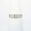 Picture of 14k Yellow Gold & Baguette Cut Diamond Wedding Band