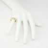 Picture of 18k Yellow Gold, Square & Baguette Cut Diamond Ring