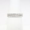 Picture of Pair of 14k White Gold & Diamond Stackable Wedding Bands