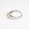 Picture of 14k White Gold & Triple Square Brilliant Cut Diamond Ring