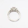 Picture of 14k White Gold & Triple Square Brilliant Cut Diamond Ring