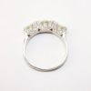 Picture of 14k White Gold & 1.00 Diamond Triple Stone Wedding Band