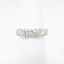 Picture of 14k White Gold & 1.00 Diamond Triple Stone Wedding Band