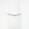 Picture of 14k White Gold & Diamond Lightly Contoured Wedding Band