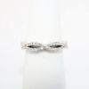 Picture of 14k White Gold & Diamond Twisted Wedding Band