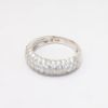 Picture of Domed 14k White Gold & Pavé Set Diamond Ring