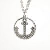 Picture of 14k White Gold & Diamond Anchor Pendant