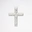 Picture of 18k White Gold & Pavé Set Diamond Cross Pendant 