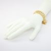 Picture of Men's 18k Yellow Gold Fancy Textured Link Bracelet 