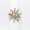 Picture of 14k Two-Tone Gold Flower Statement Ring