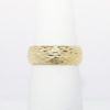 Picture of 14k Yellow Gold Diamond-Cut Textured Wedding Band