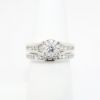 Picture of 14k White Gold & Channel Set Diamond Bridal Ring Set