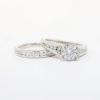 Picture of 14k White Gold & Channel Set Diamond Bridal Ring Set