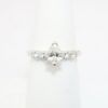 Picture of 14k White Gold & Pear Cut Diamond Engagement Ring