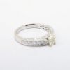 Picture of 18k White Gold Diamond Engagement Ring with Side Mounted Diamond Accents