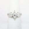 Picture of 14k White Gold & Marquise Cut Diamond Bridal Ring Set