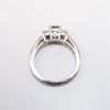 Picture of 14k White Gold & Square Cut Diamond Bridal Ring Set