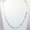 Picture of 14k White Gold Paperclip Chain Necklace